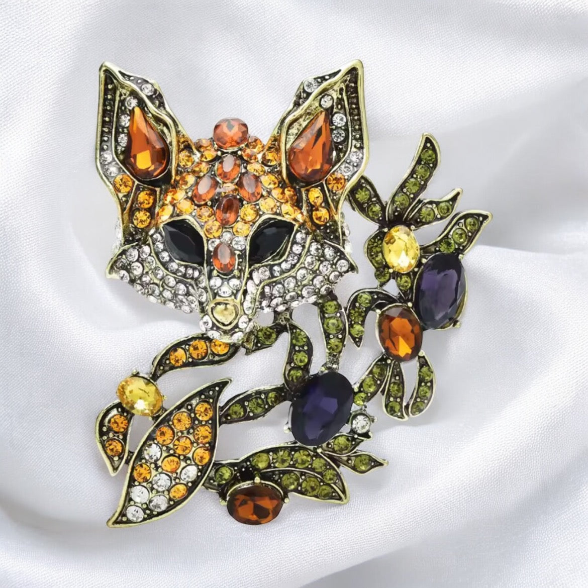 Broche Maroon