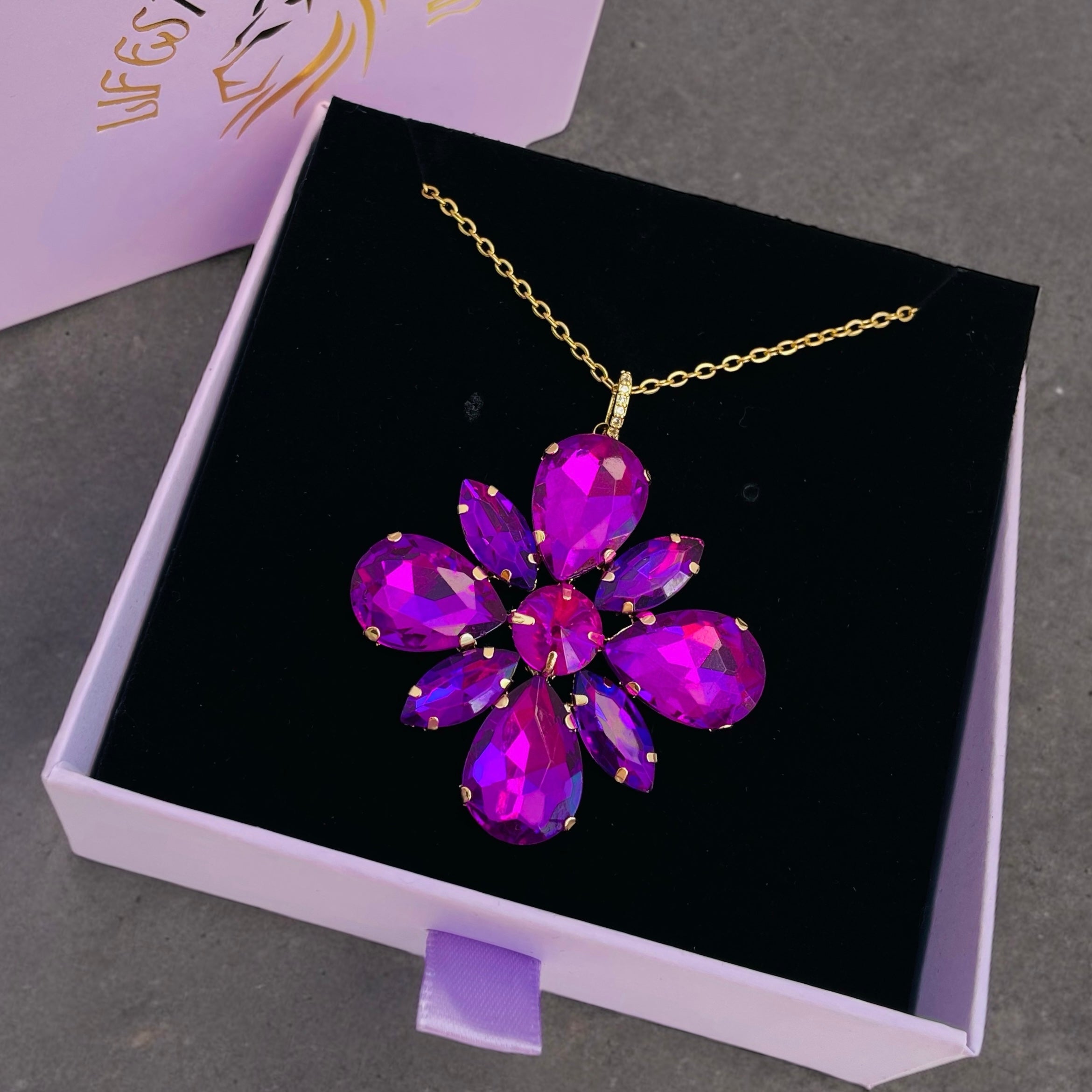 Coffret collier Avana Purple