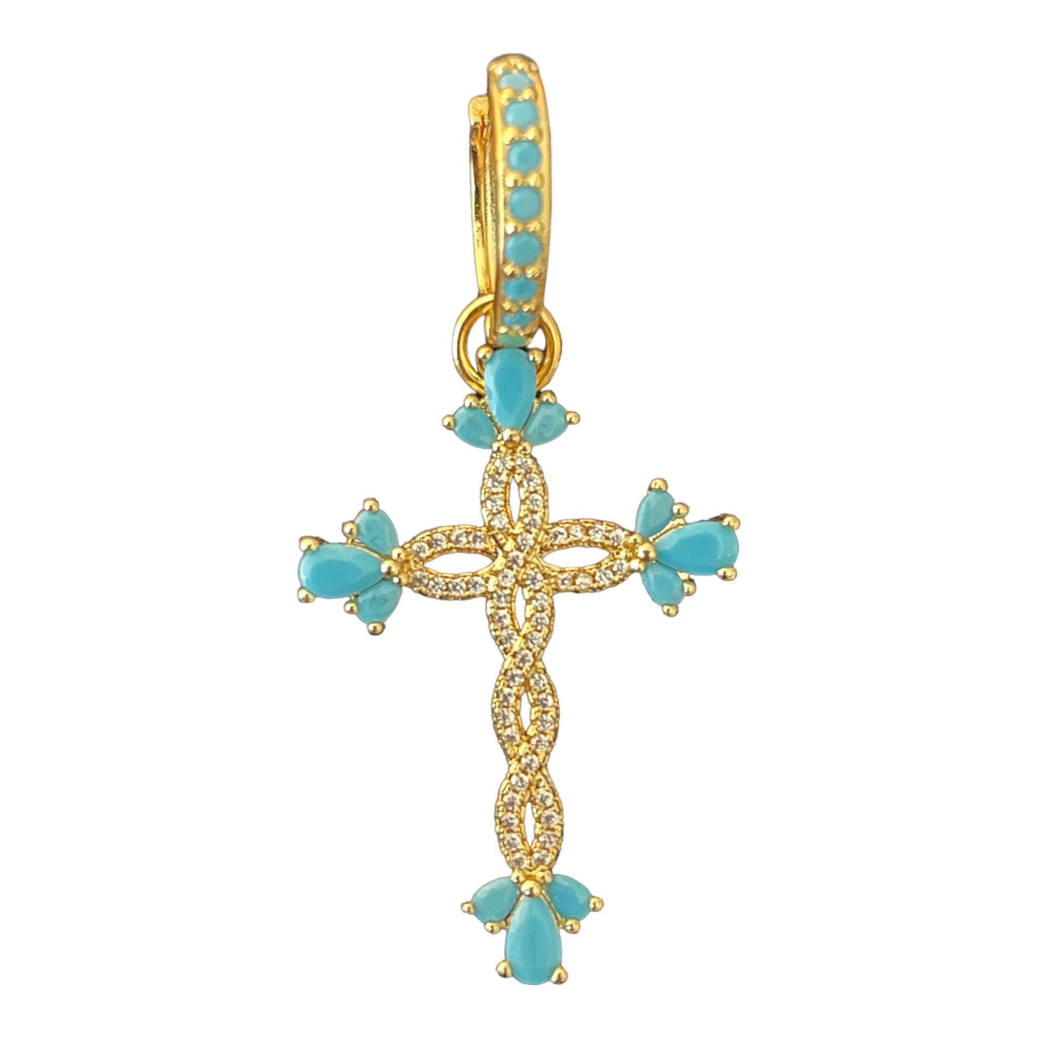 Blue Lightning Cross