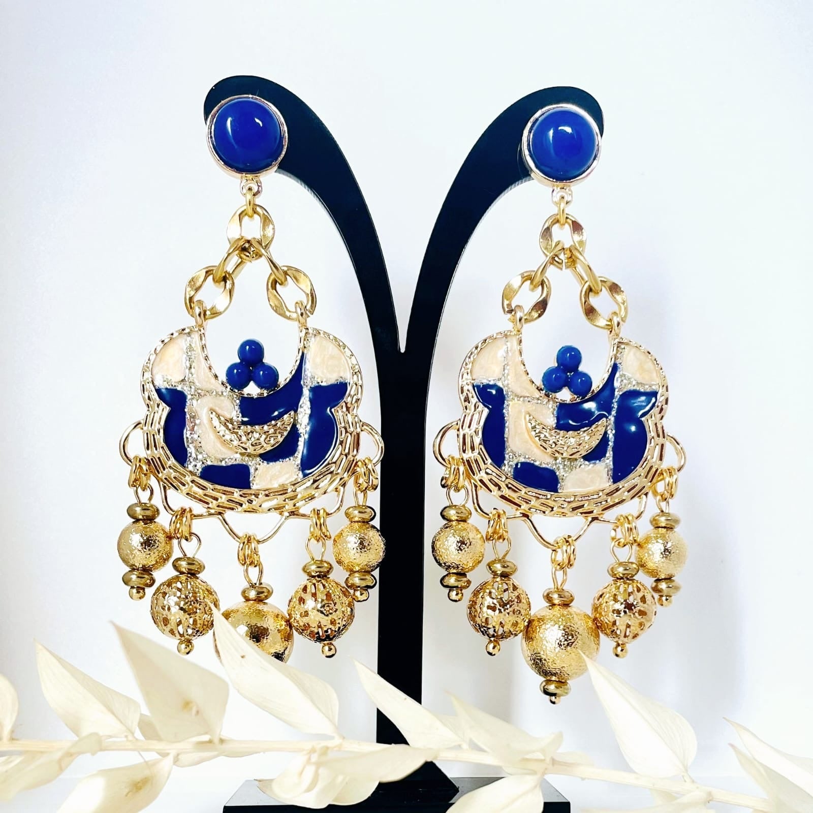 Boucles Celia Blue