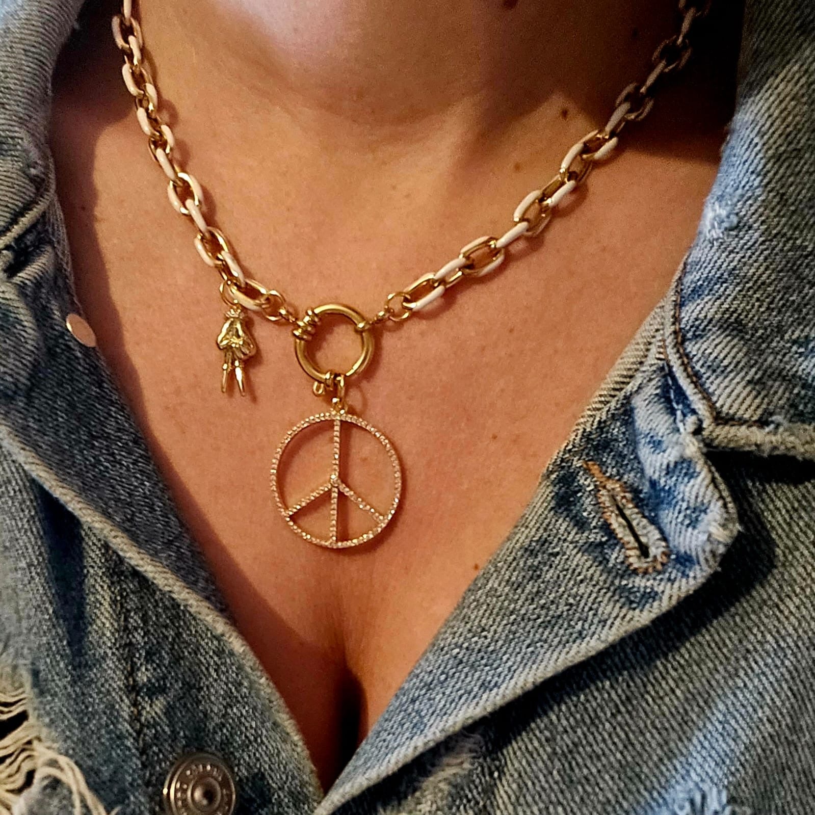 Collier Peace And Love