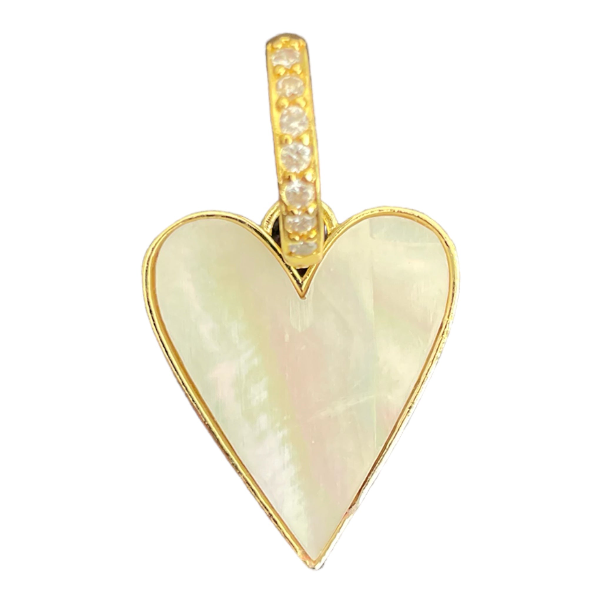 Mini-créole Pearly White Heart