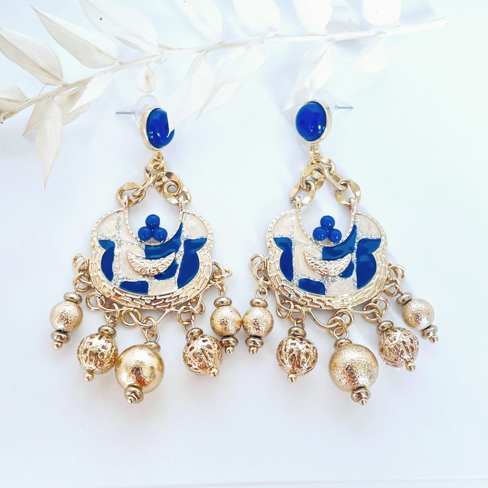 Boucles Celia Blue