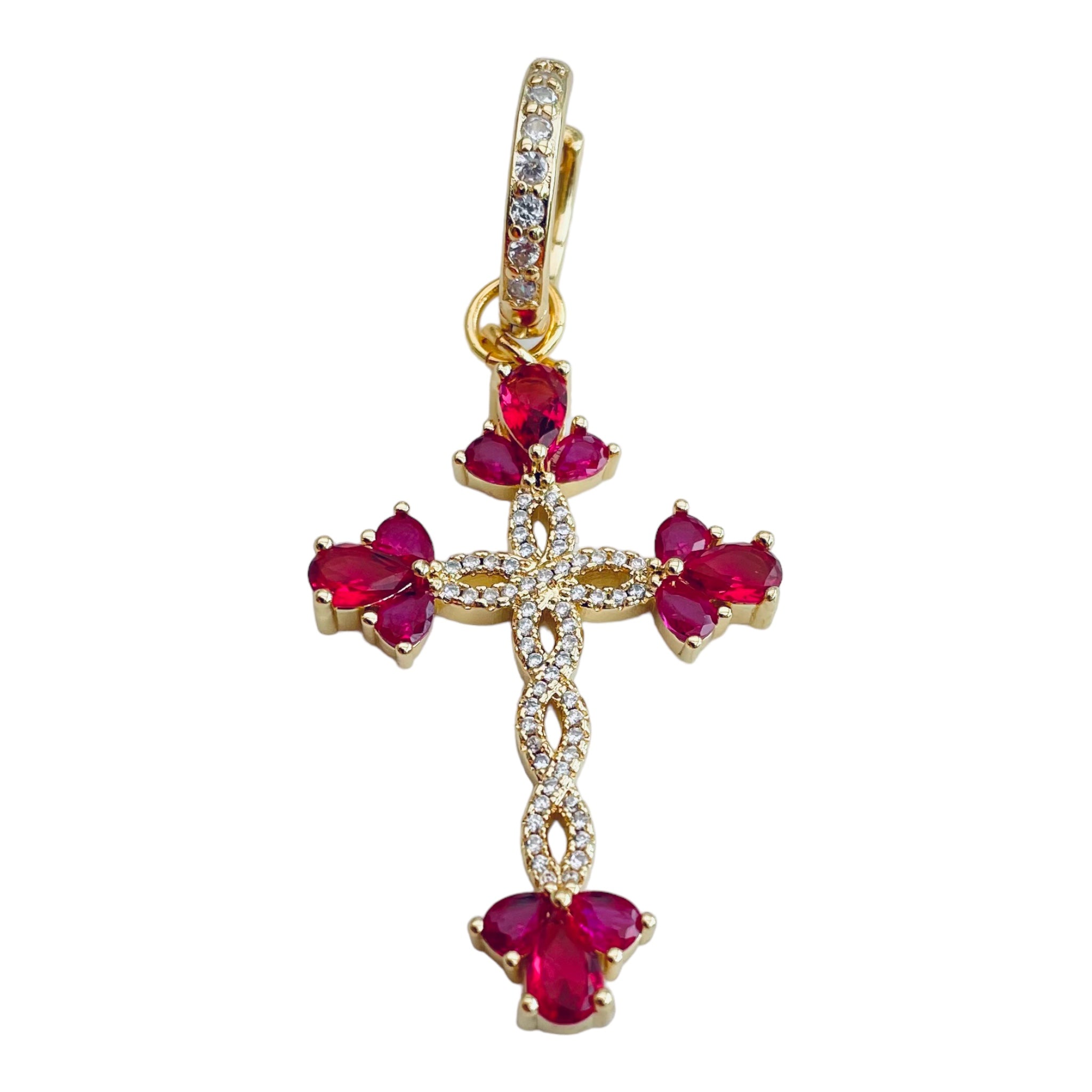 fuchsia Cross