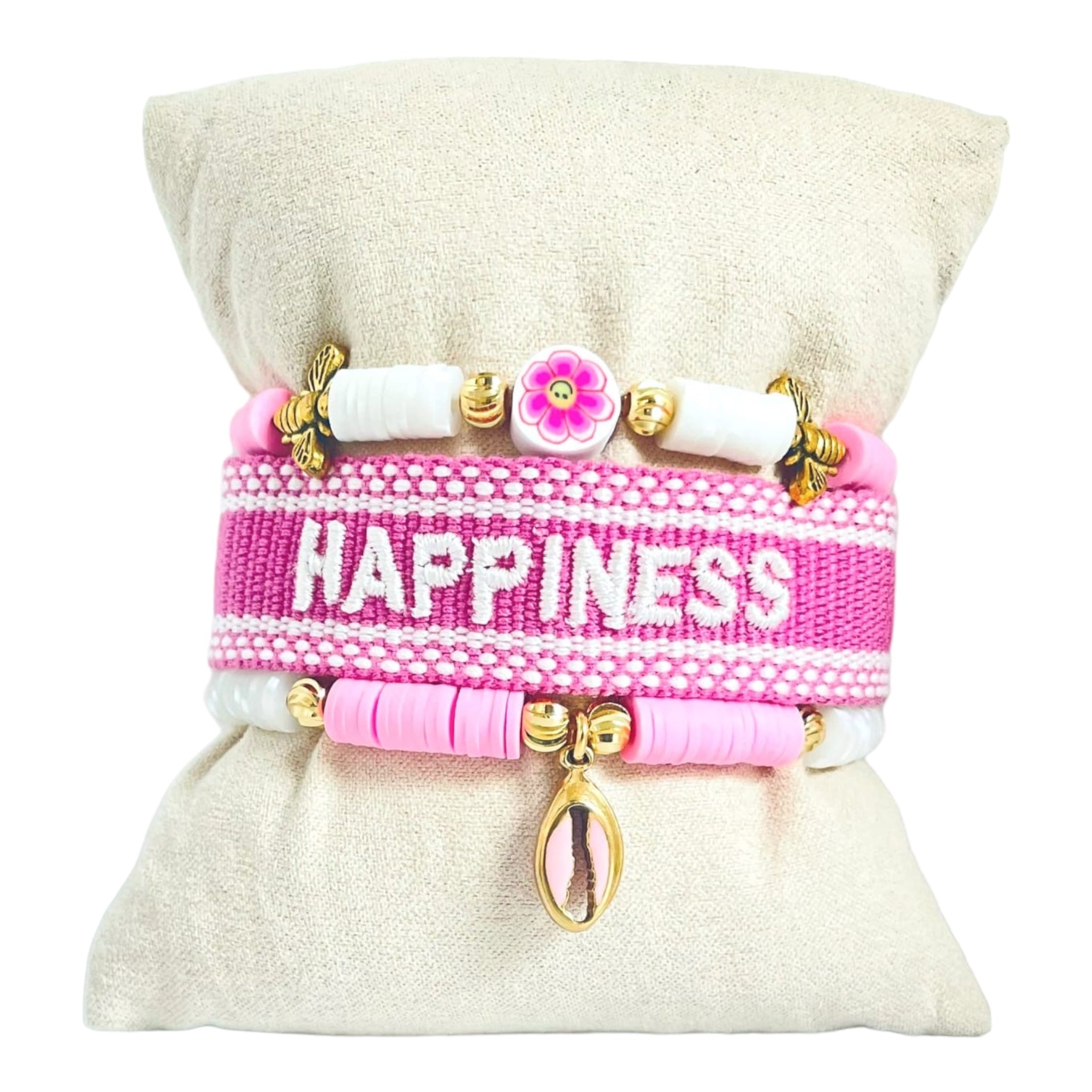 Ensemble de bracelets Happiness