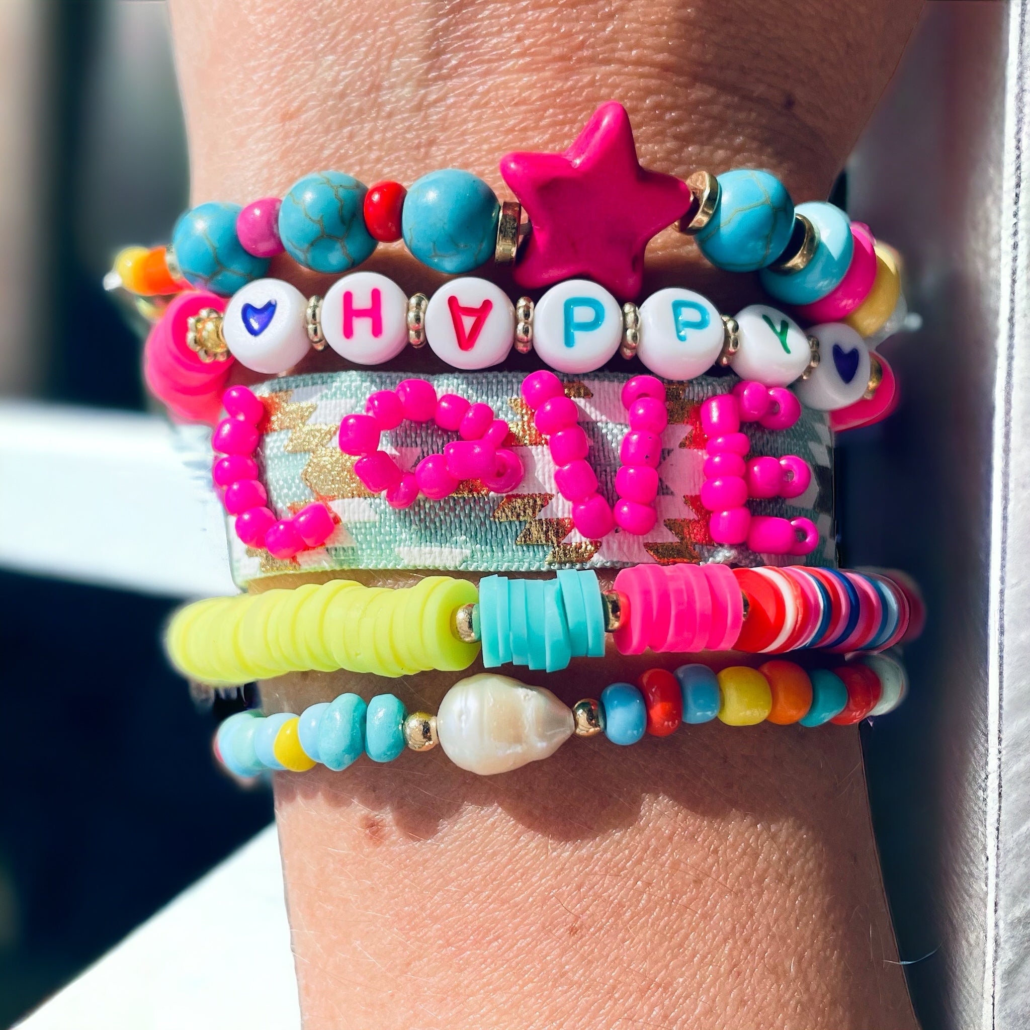 Bracelet multi-rangs Love