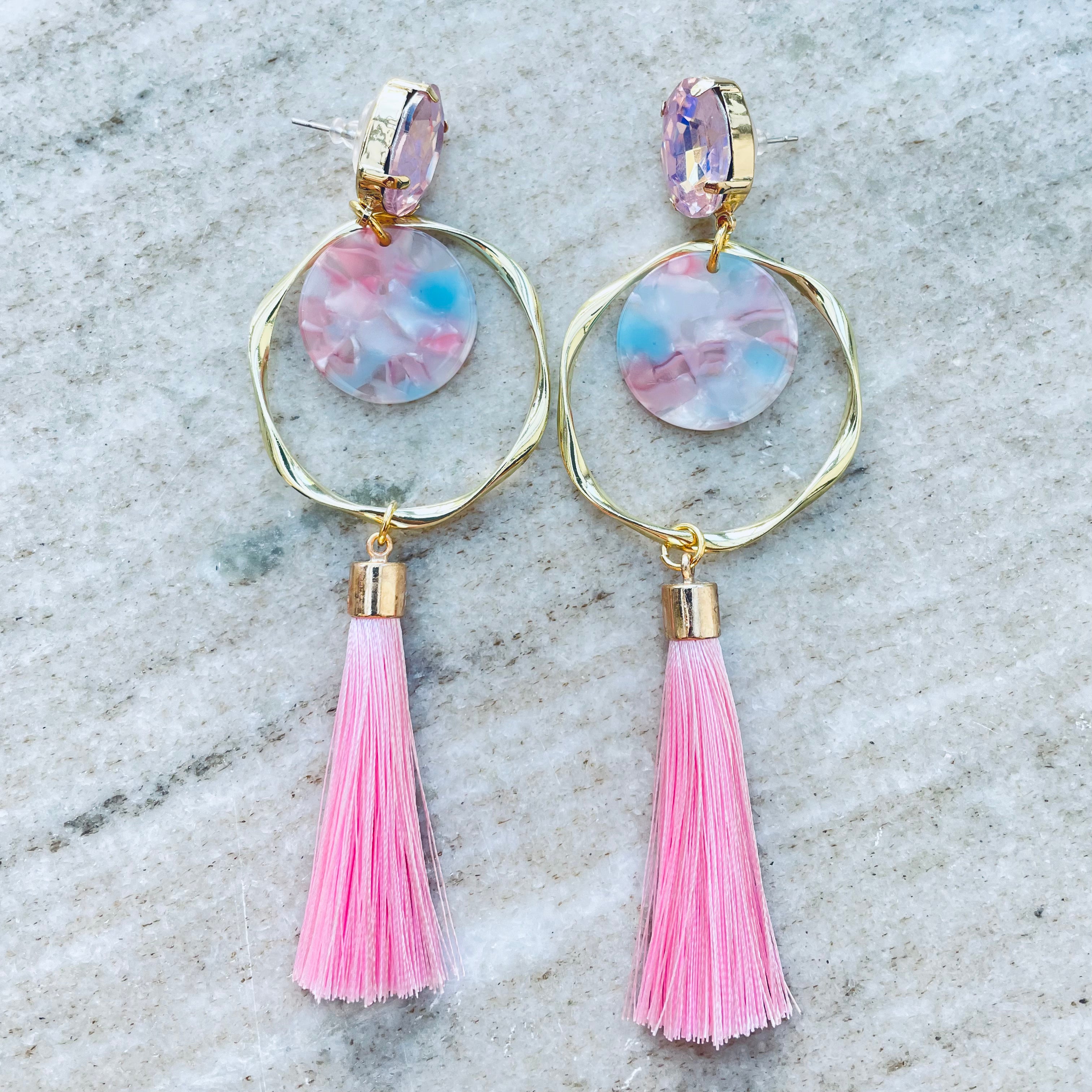 Boucles Boho Pink