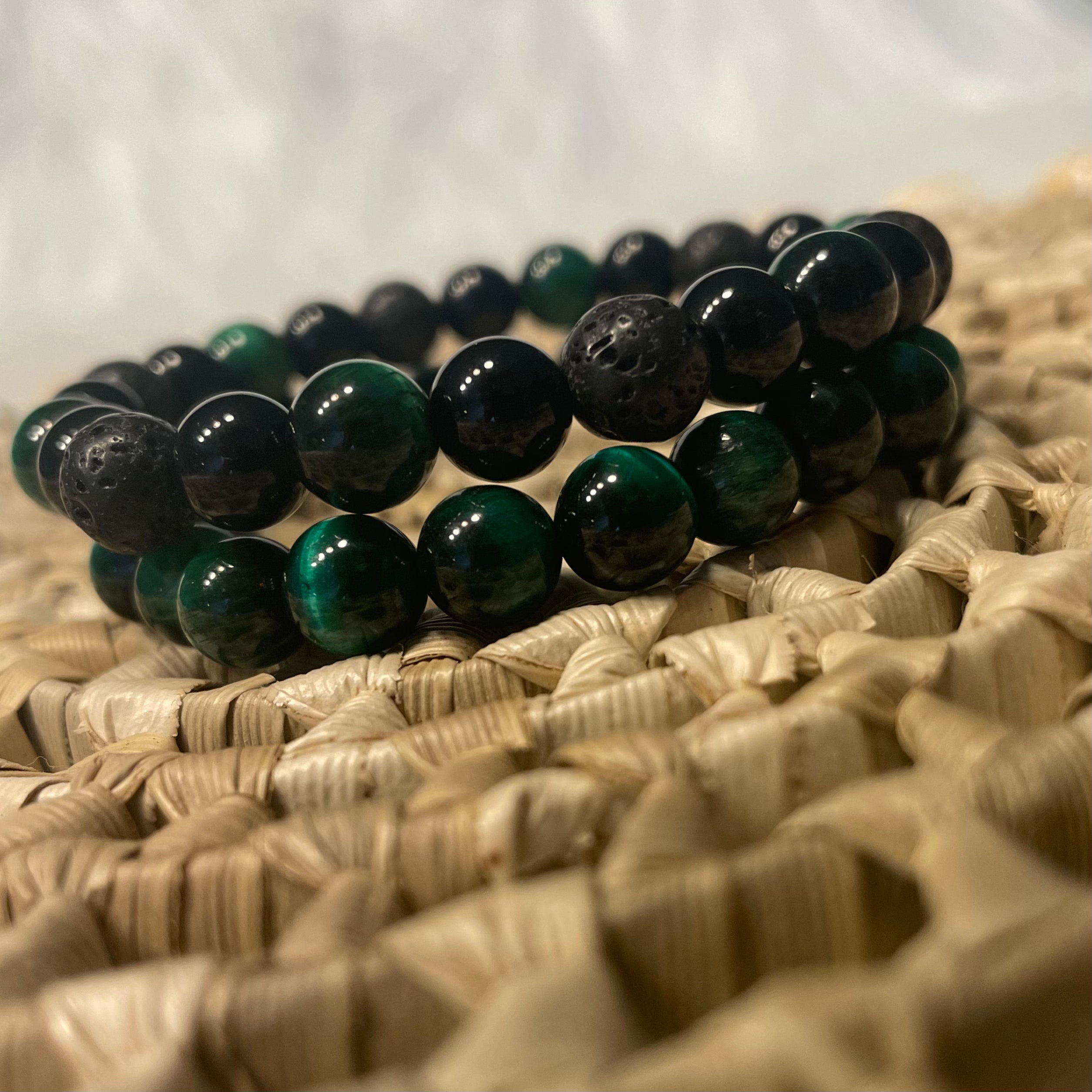 BRACELETS DUO GREEN TIGER